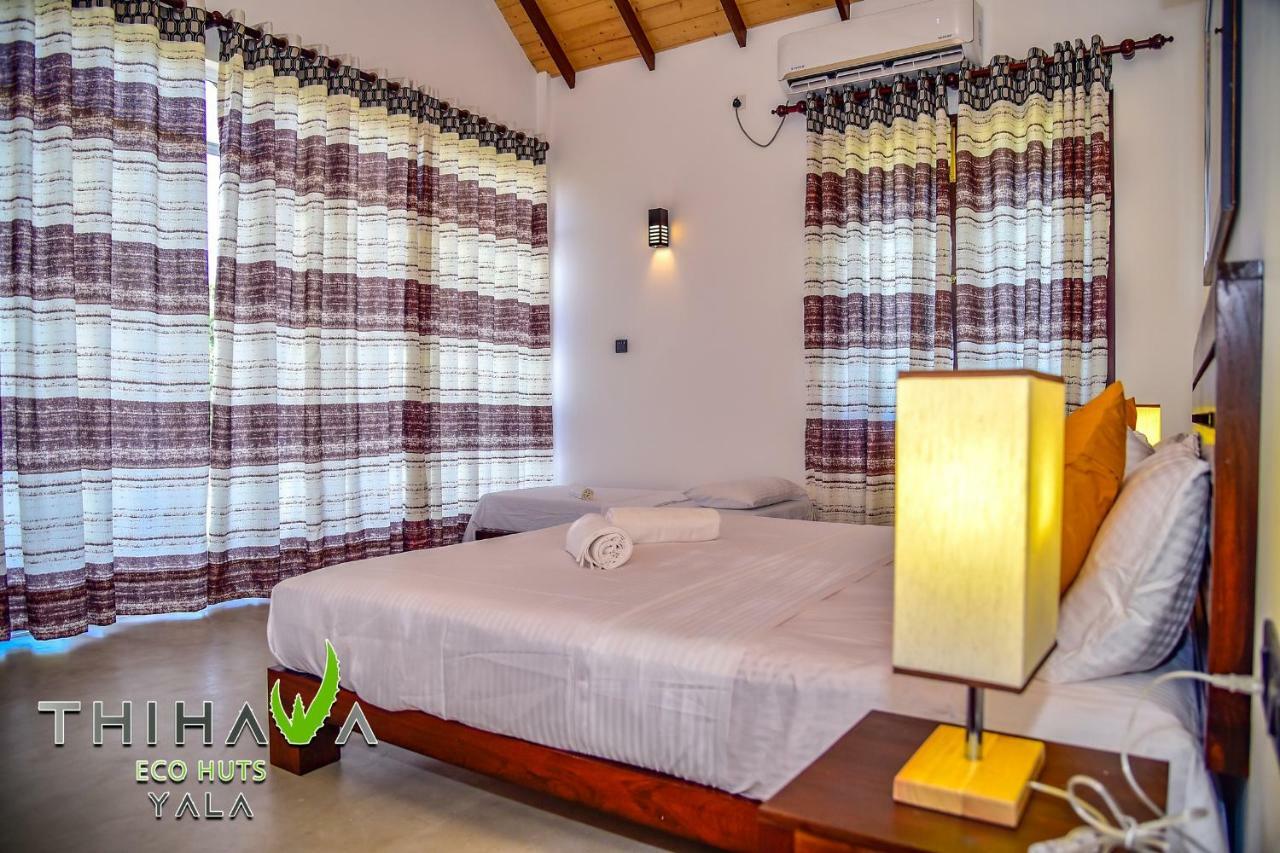 Thihawa Eco Huts Yala Bed and Breakfast Tissamaharama Eksteriør billede